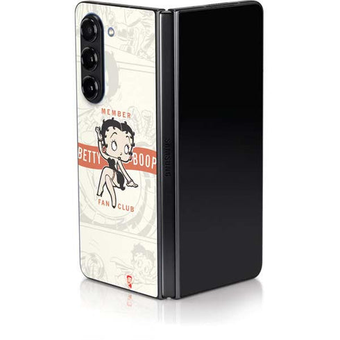 Betty Boop Member Fan Club Galaxy Z Fold5 5G Skin